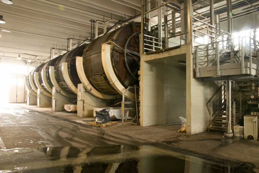 foto dell'interno di conceria