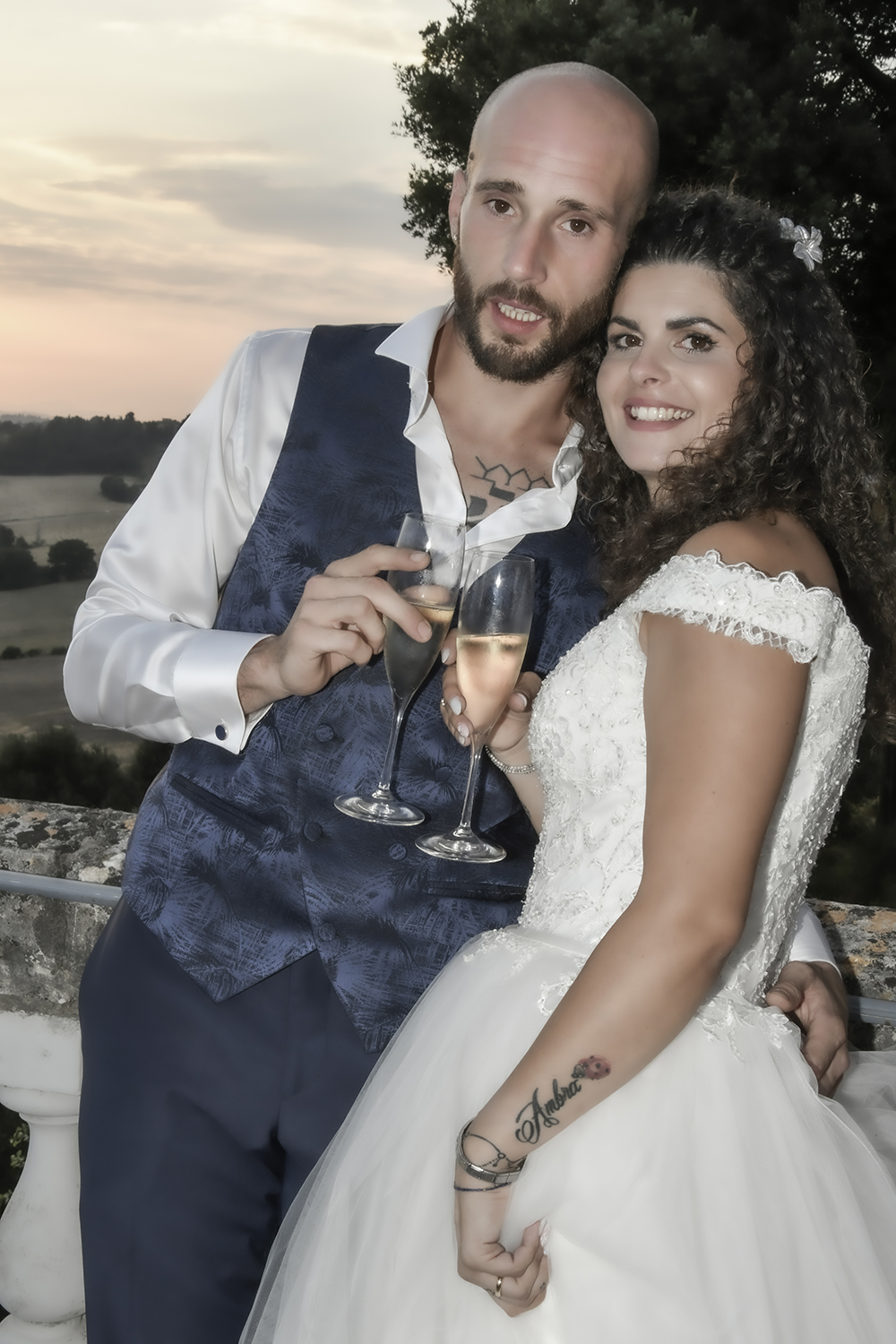 foto delle nozze di fabiana e marco