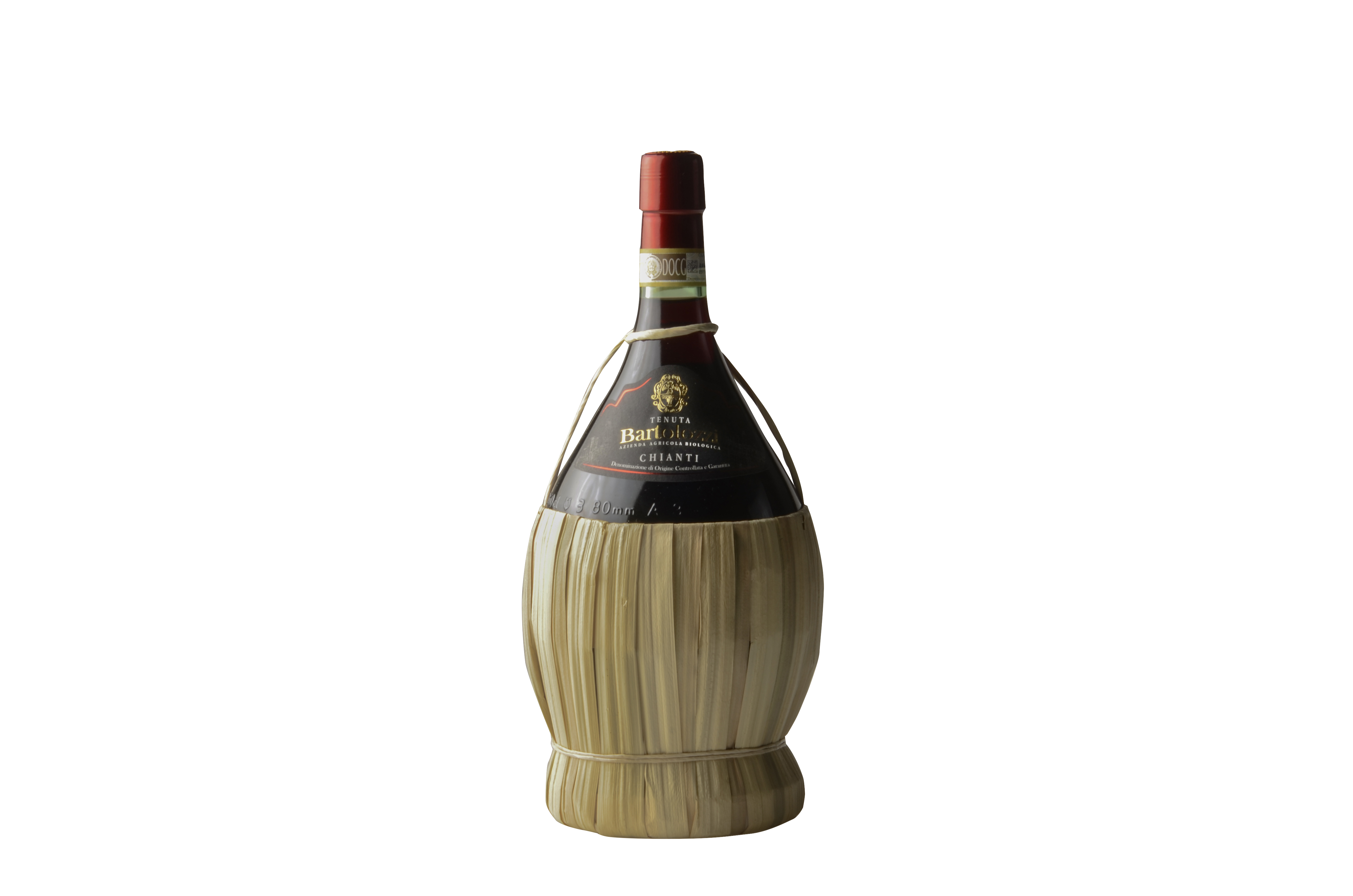 Foto fiasco di vino