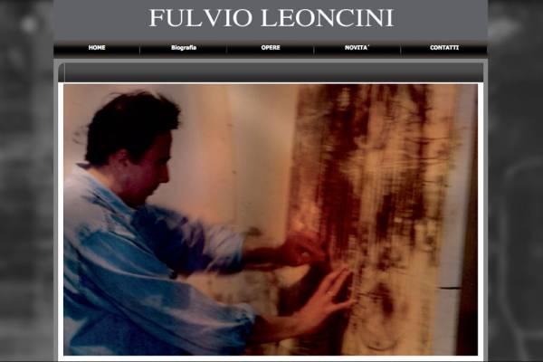 Sito web e fotografia realizzati da ideositiweb per il noto artista Leoncini di santa croce sull´arno pisa