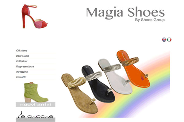 Magia shoes sito realizzato da ideositiweb foto cenni liana